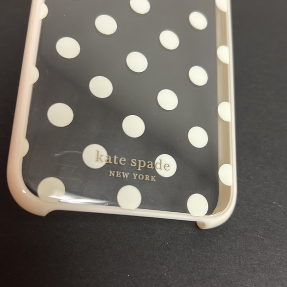 Kate Spade | iPhone 11 Pro Max Protective Case Clear/White Polka Dot - Picture 7 of 12
